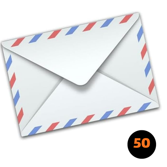 باكو ظرف معايدة مقاس 7x10 أصفر - 50ظرف
