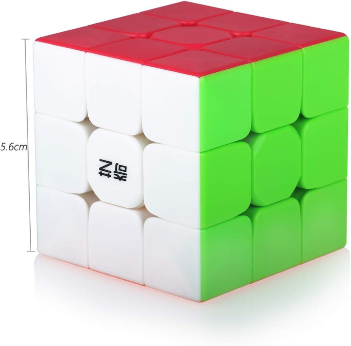 مكعب السرعة من ماوماويو 3×3 3×3×3 بدون ملصقات، مكعب سرعة سحري هدية للعطلات للاطفال والبالغين (بدون ملصق)، من مانسون