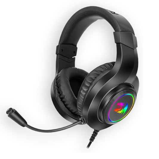 سماعة محيطي راس للالعاب H260 RGB من ريدراجون مع ميكروفون، سلكية، متوافقة مع Xbox one، نينتندو سويتش، بلاي ستيشن 4، بلاي ستيشن 5، اللاب توب، نينتيندو سويتش متعدد الألوان
