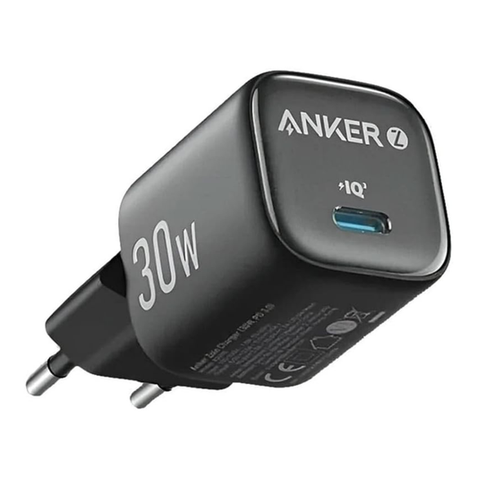 شاحن من أنكر بتقنية راسUSB Type-C، متوافق مع الأجهزة اللوحية وآيفون وسامسونج وبيكسل، بمنفذ واحد